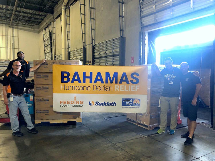 Bahamas hurricane Dorian relief volunteer team
